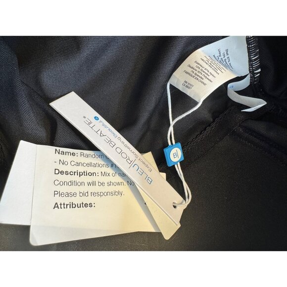 Bleu Rod Beattie Black White Size 8 Swim Tankini Top Straps Padded NWT $91 - Picture 4 of 9